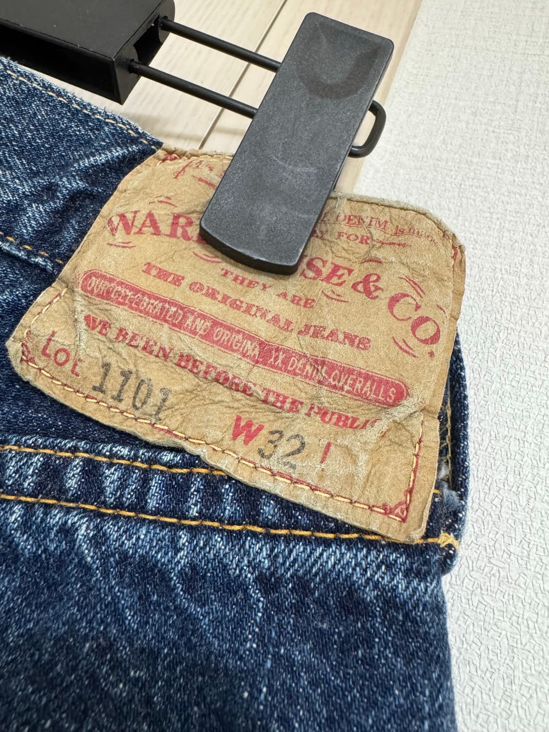 웨어하우스 1101 다크인디고 32사이즈 상품이미지5