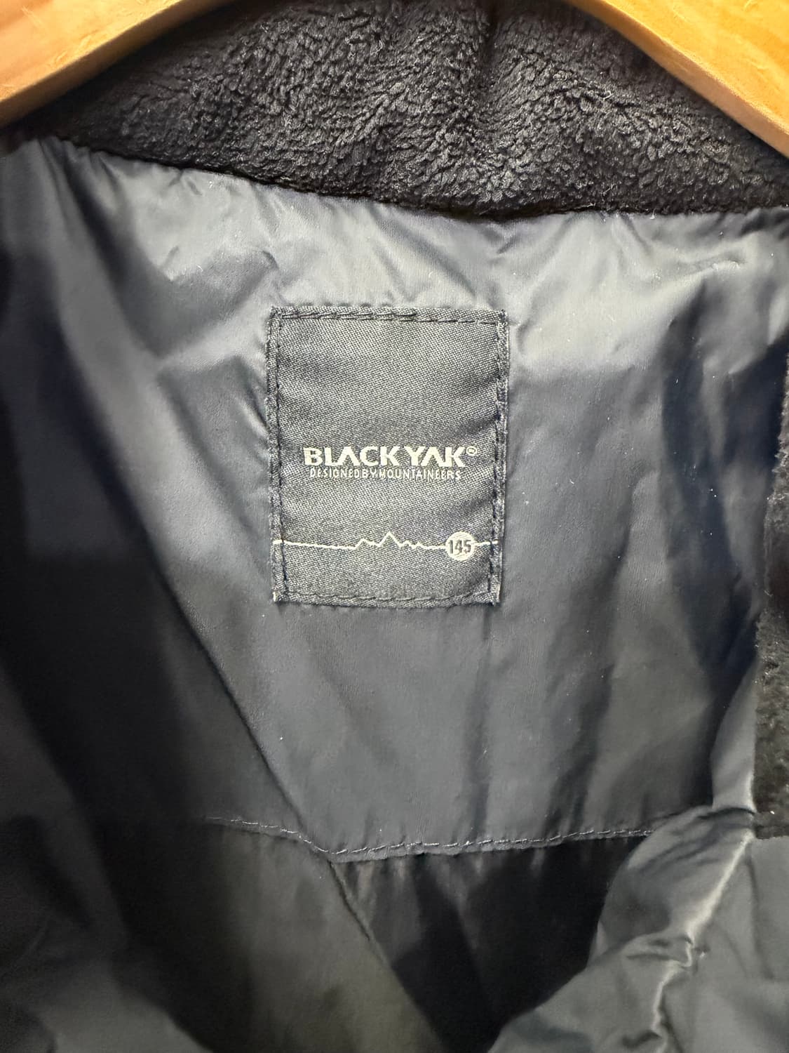 정품) 블랙야크 키즈 롱패딩 145 상품이미지7