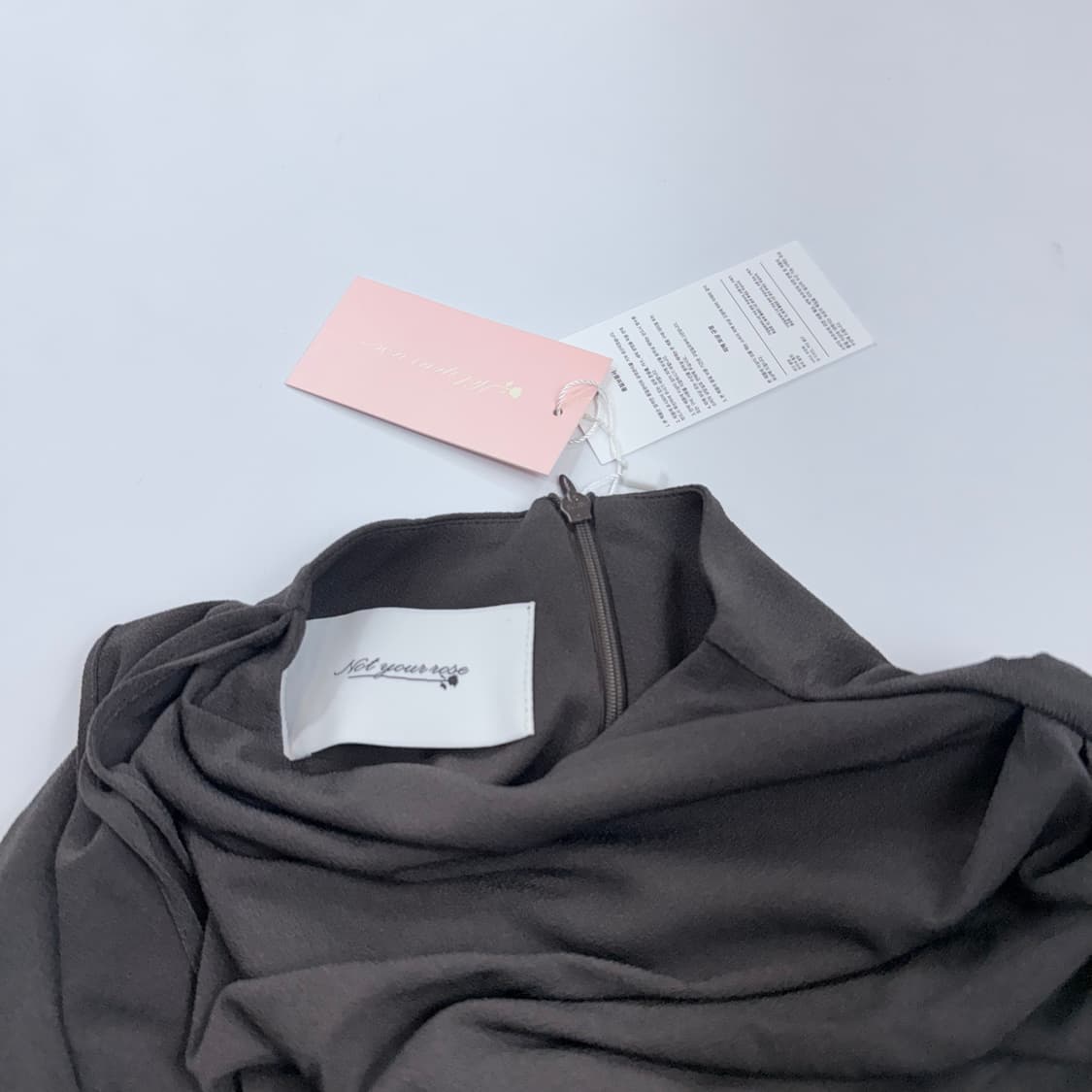 낫유어로즈 드레이프 스카프 드레스 원피스 상품이미지3