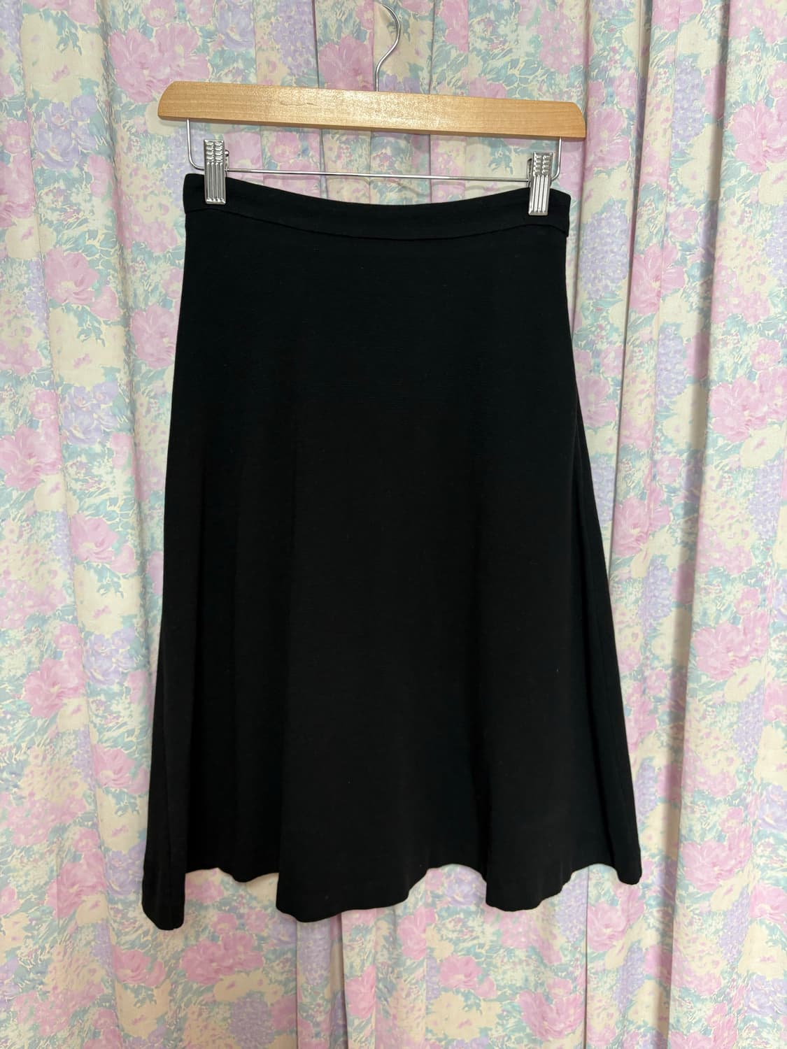 블랙 미디 스커트  상품이미지9