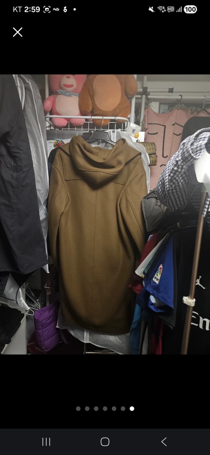 (50)노이어 더플 코트 떡볶이코트 팝니다. 상태좋음. 상품이미지3