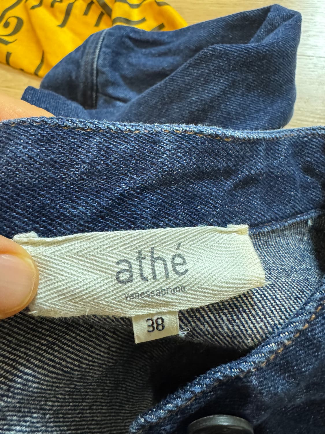 아떼바네사브루노 데님자켓 상품이미지7