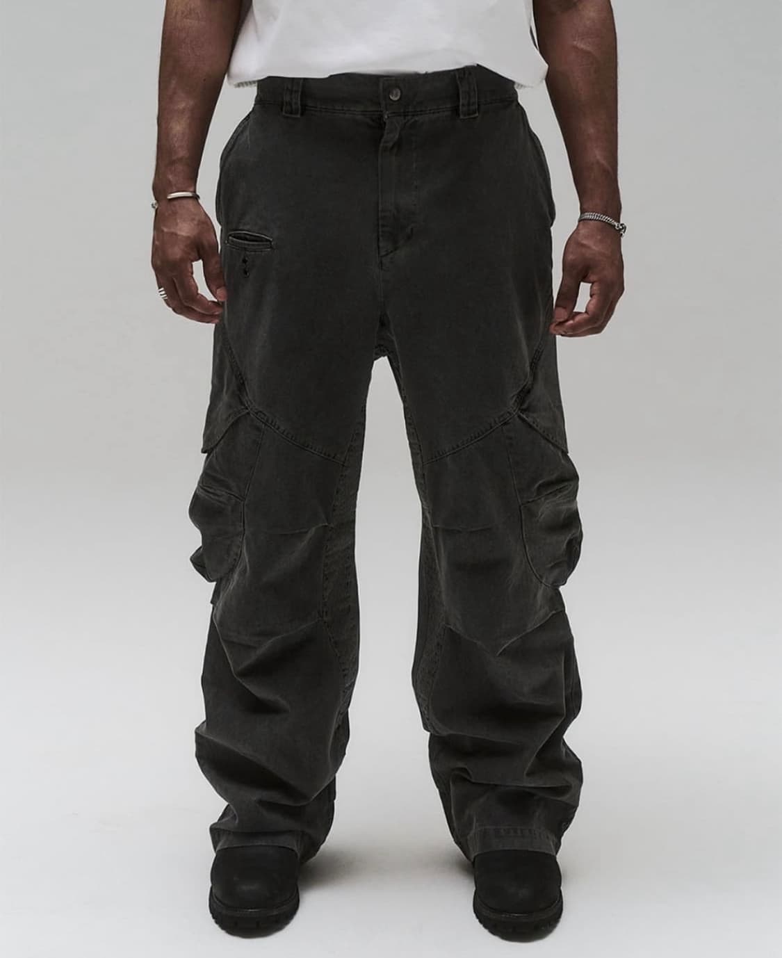 [s]이그노타 코어:5 워시드 카고 팬츠 차콜 상품이미지3