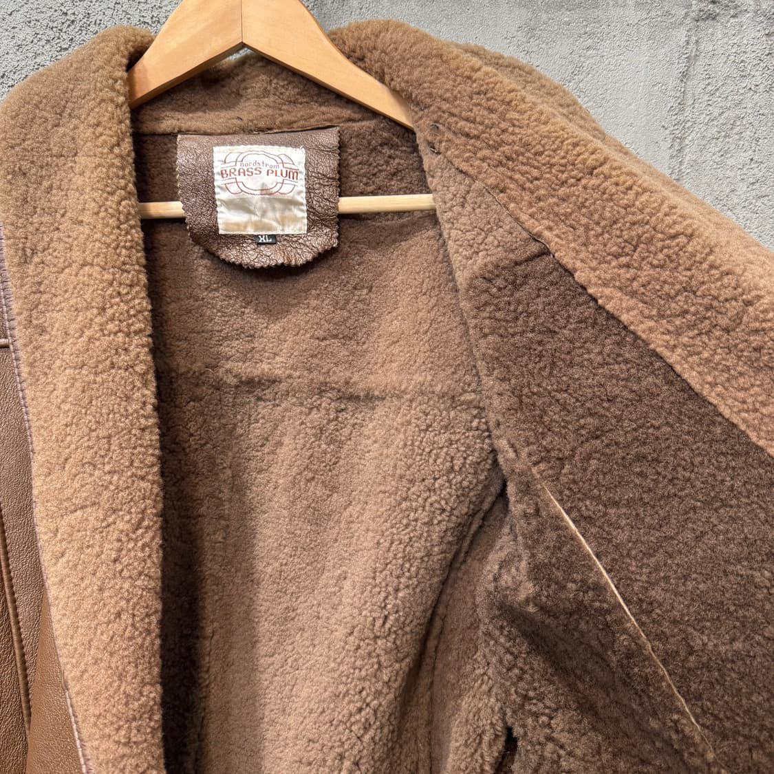 Nordstrom Brass Plum 양가죽 무스탕 (XL)   상품이미지7