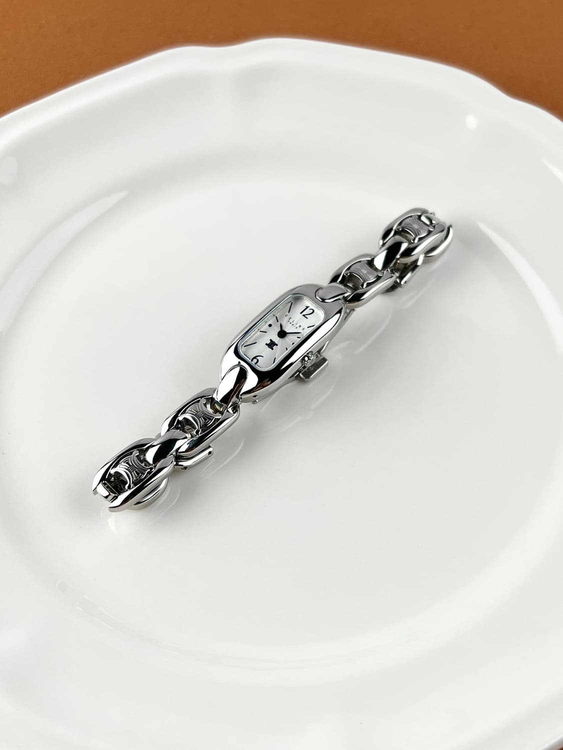 CELINE white macadam bracelet watch 상품이미지3
