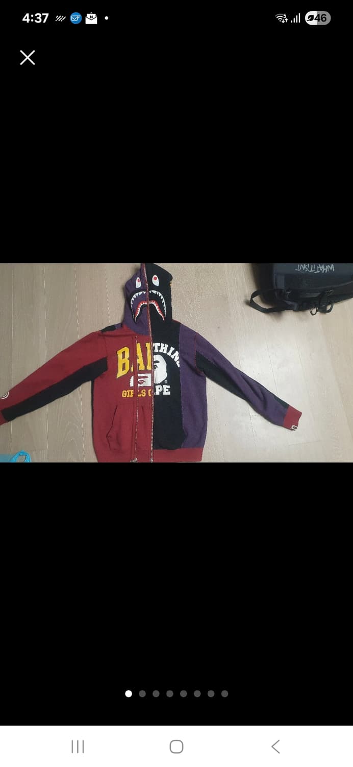 bape xs 155 베이프 도킹 후드집업 상품이미지8