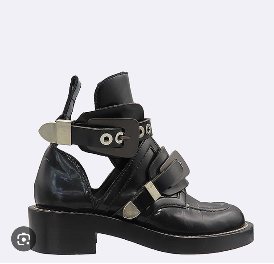 발렌시아가 Balenciaga 컷아웃 부츠 블랙 36 상품이미지1
