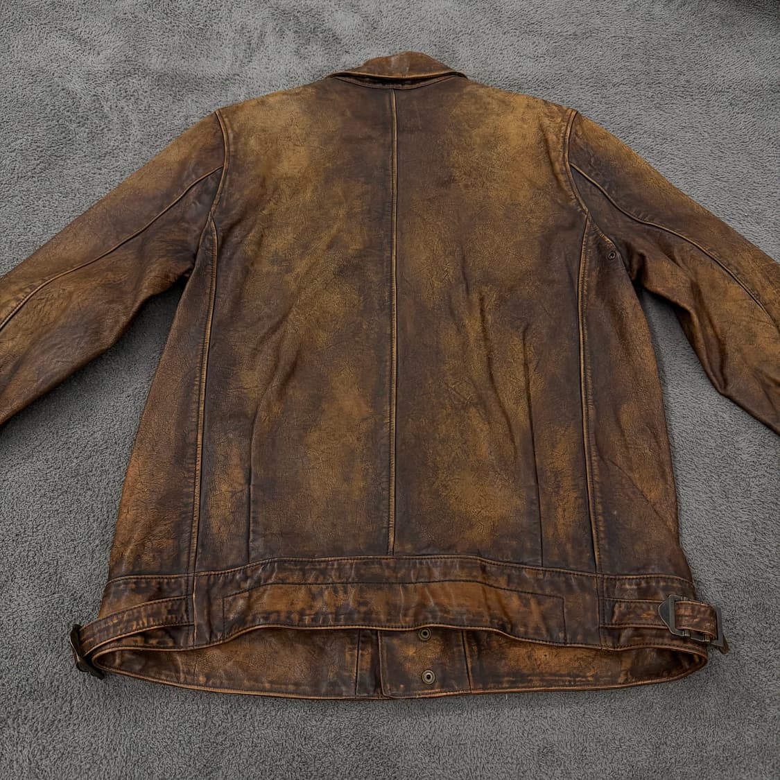 [정품/L] 폴로랄프로렌 빈티지 소가죽 레더 필드 자켓 상품이미지4