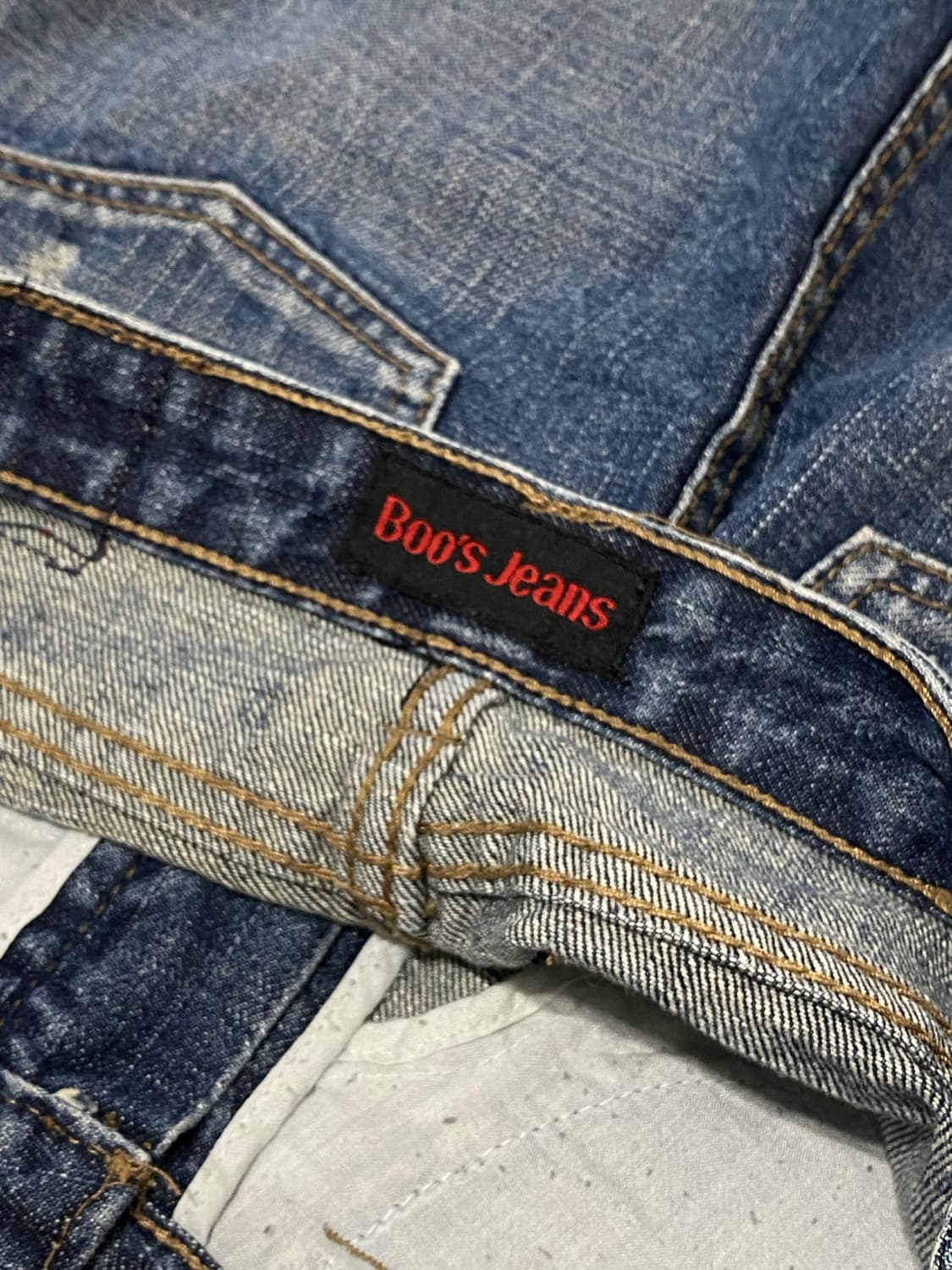 Boo’s jeans 데미지 디테일 데님 미니스커트 상품이미지10