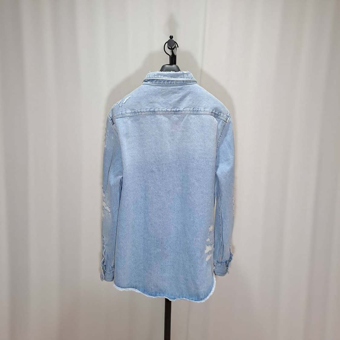 (택포) 자라 릴렉스핏 웨스턴 데미지 아우터 셔츠 XL B468 상품이미지3
