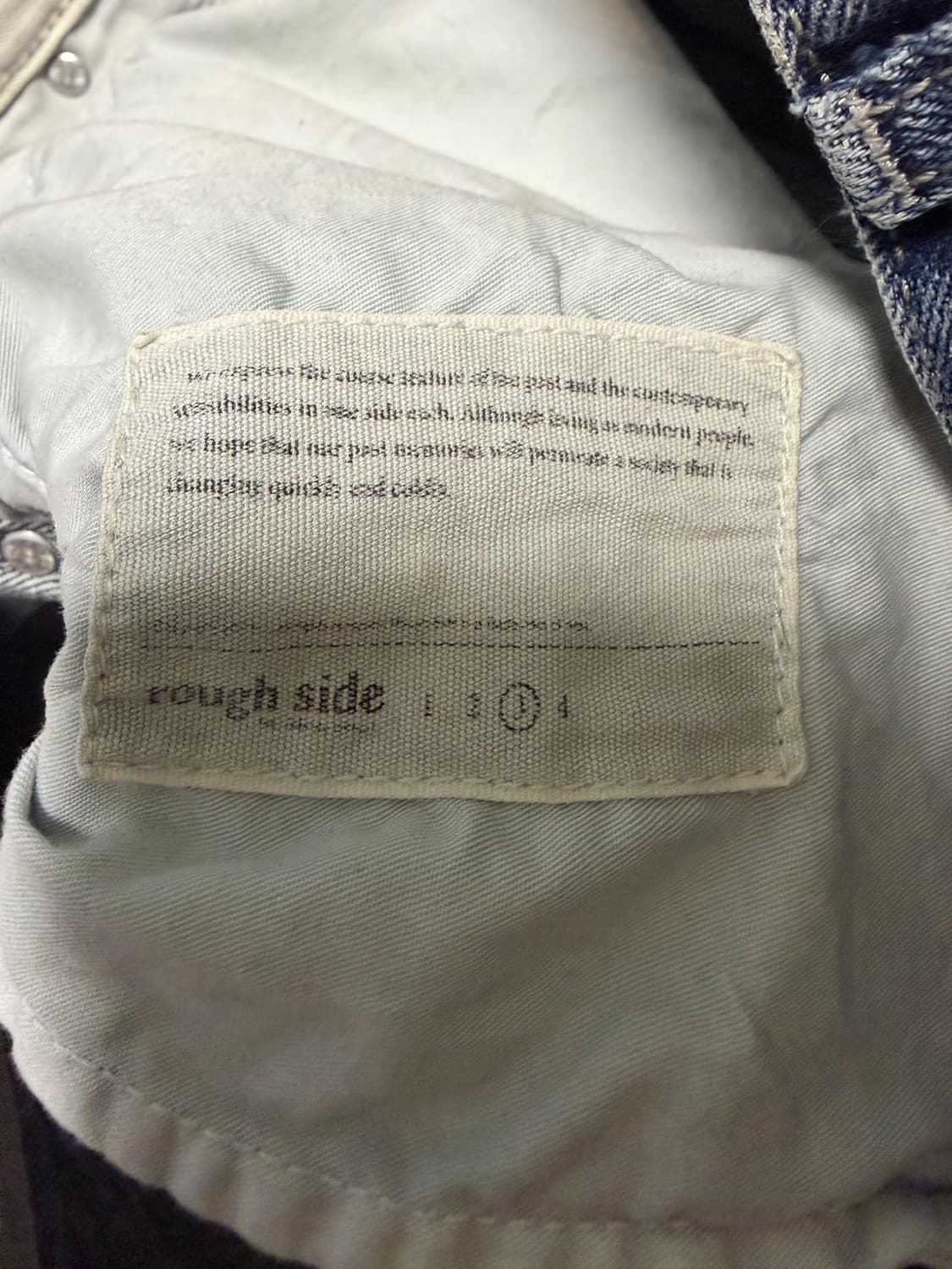 러프사이드 드레이프 데님(3사이즈, 4회가량 실착) 상품이미지6