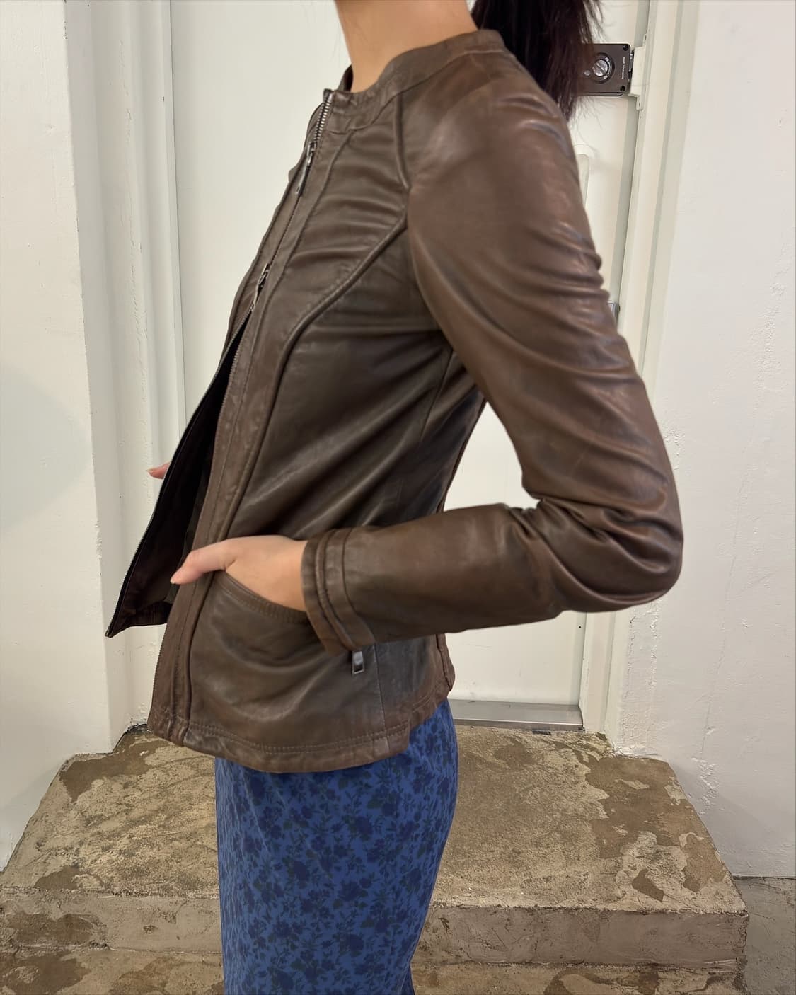 Emporio Armani 아르마니 레더 자켓 / 40 상품이미지8
