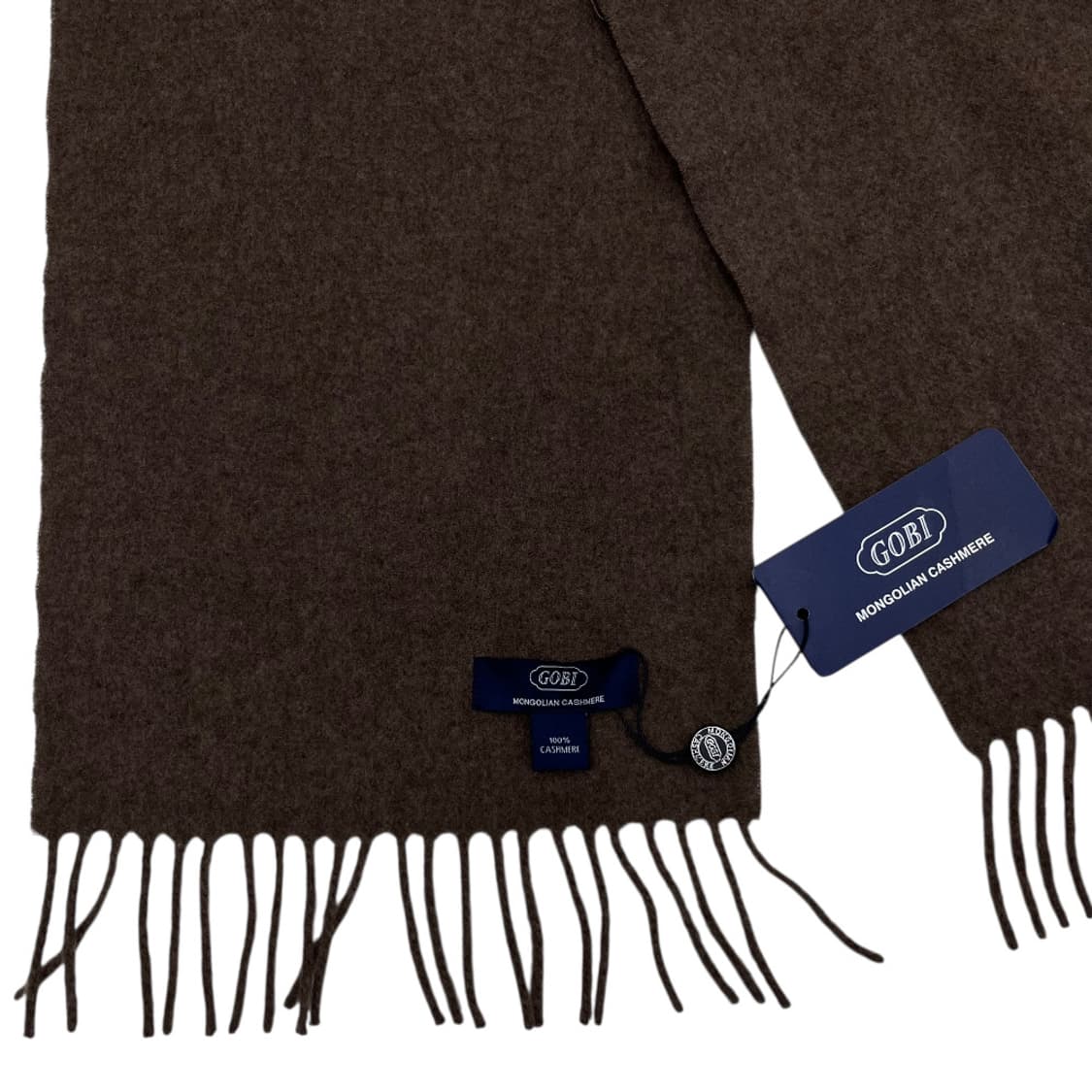고비 몽골리안 초코브라운 캐시미어 머플러 ( 새상품 ) 상품이미지5
