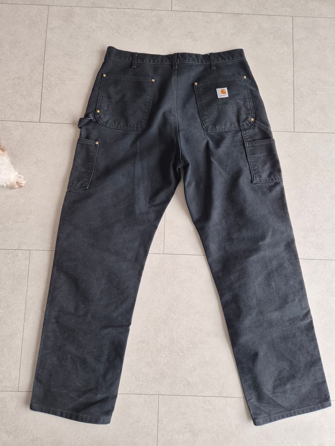 칼하트 더블니 B01 블랙 36x32 상품이미지2