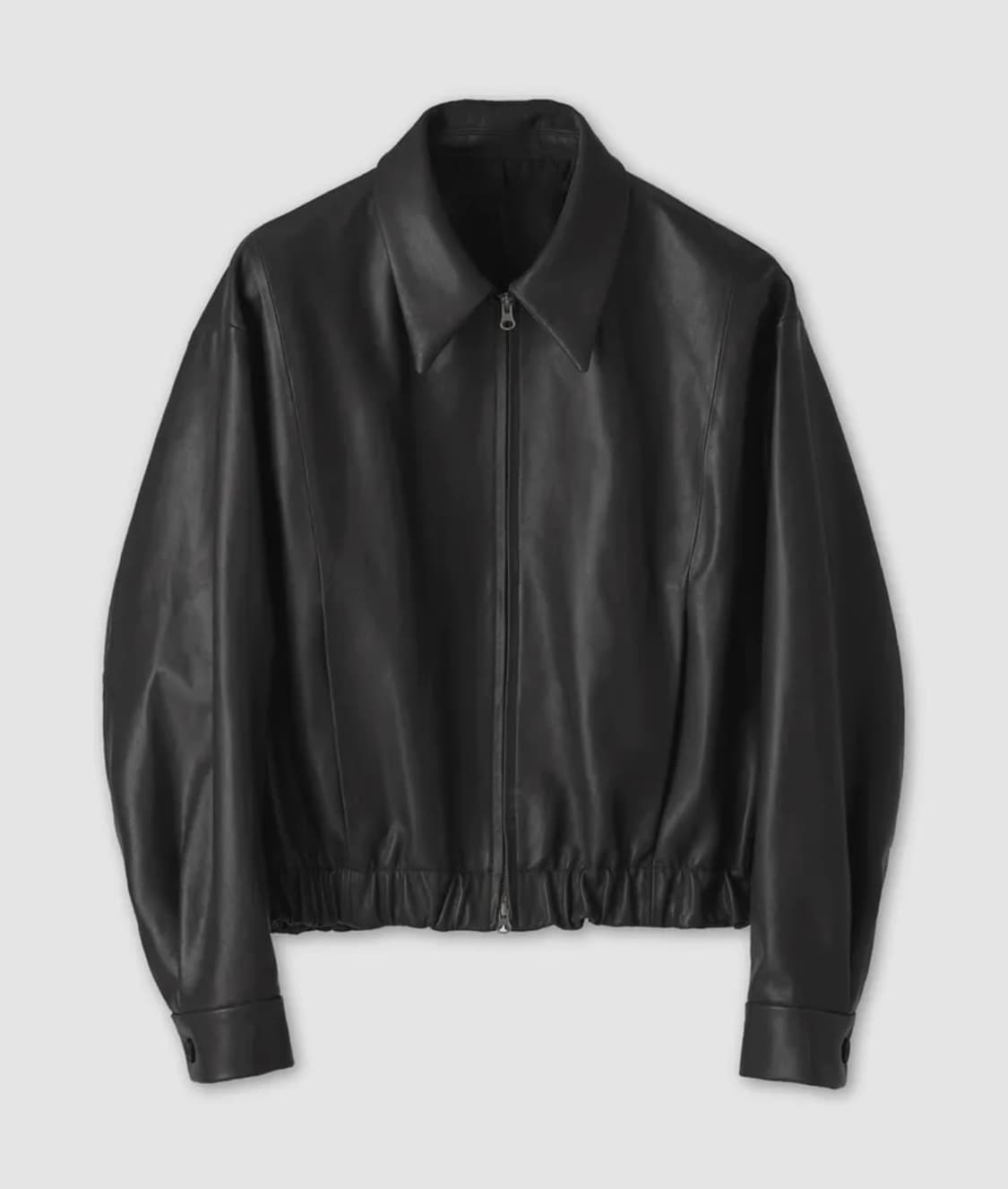 쿠어 램스킨 블루종 블랙 M  상품이미지1