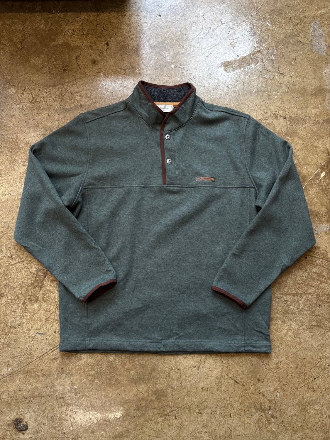 골든 베어 안감 퍼 스냅 풀오버 상품이미지1