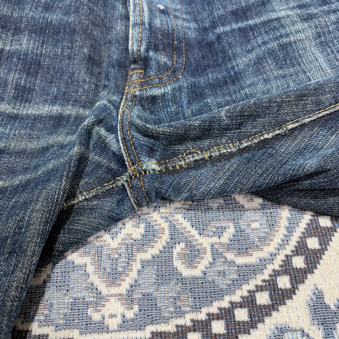 Levi’s 501 (Made in USA) 커스텀 숏 팬츠  상품이미지10