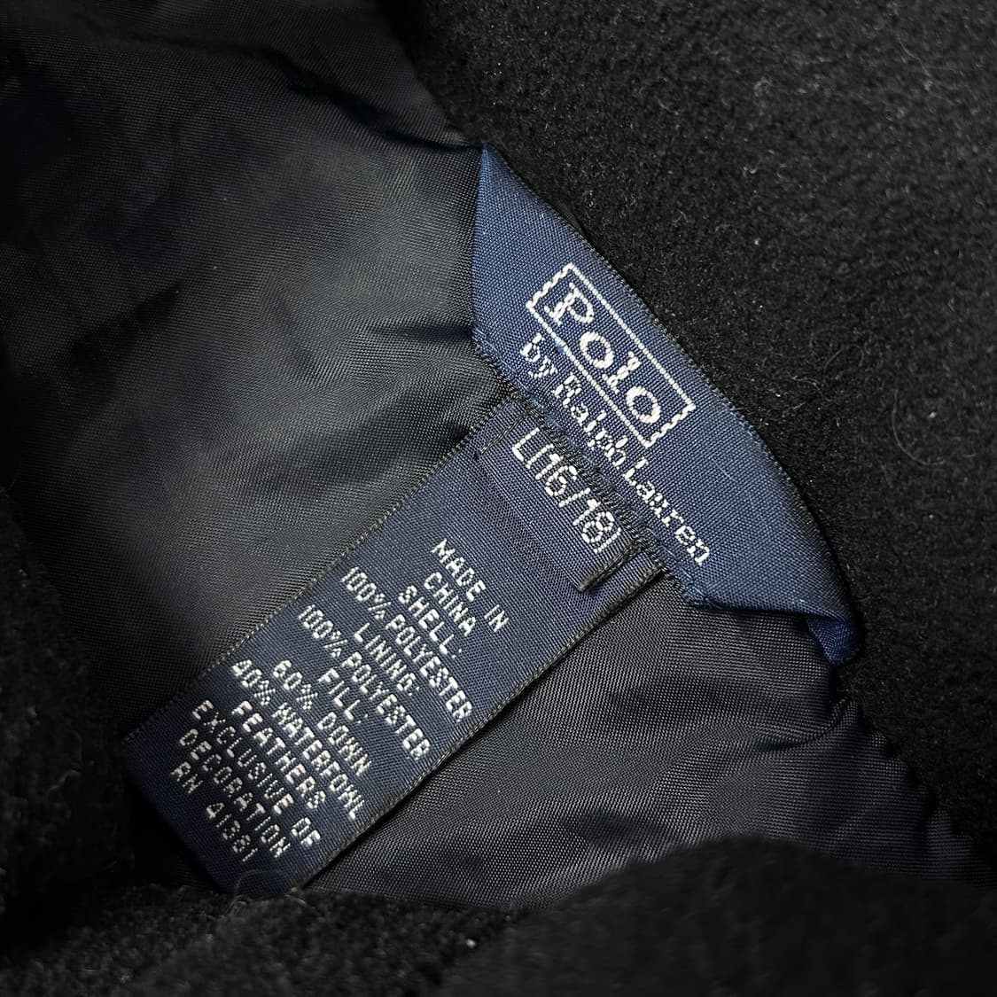 폴로 레드포니 블랙 패딩조끼(16-18) 상품이미지5