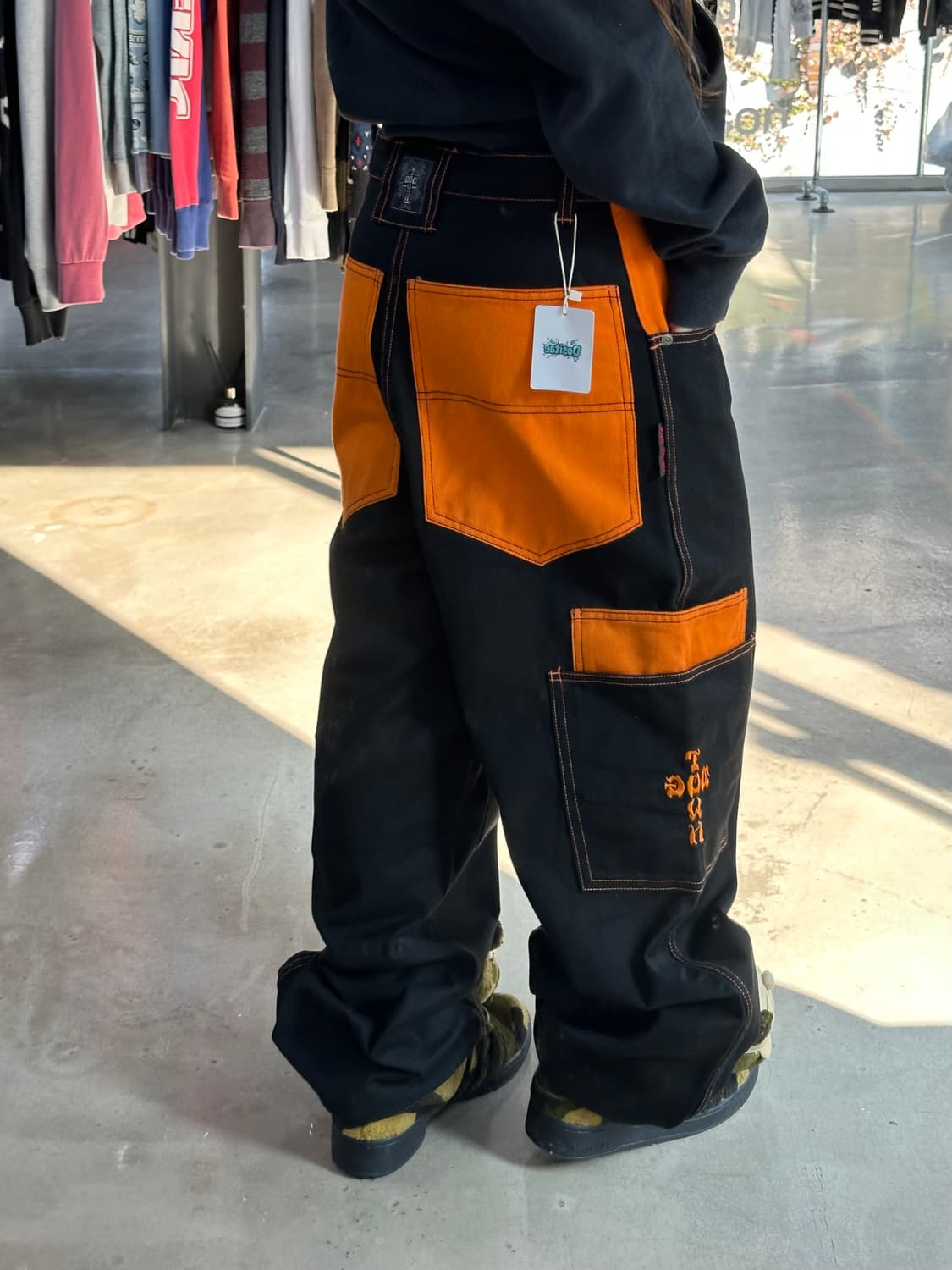 도그타운 자수 더블포켓 스티치 워크카고팬츠 상품이미지4