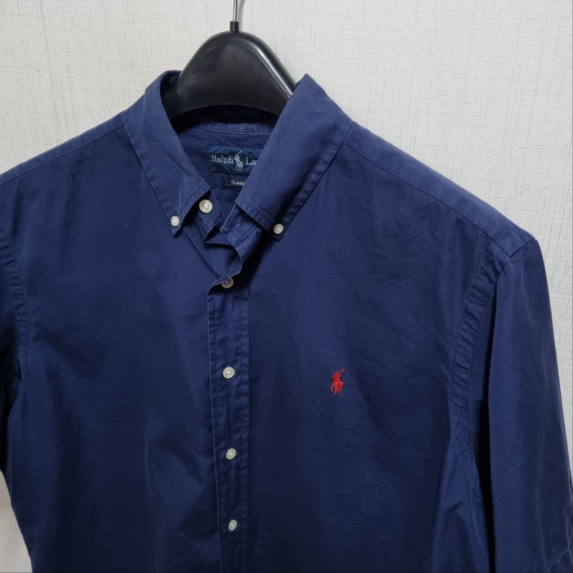 폴로 랄프로렌 네이비 반팔 셔츠 상품이미지2