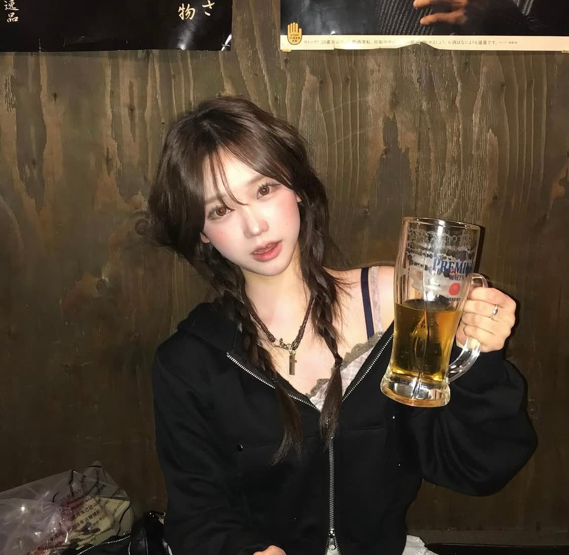 새상품 크롭 후드집업블랙+프릴 레이어드 스커트 상품이미지6