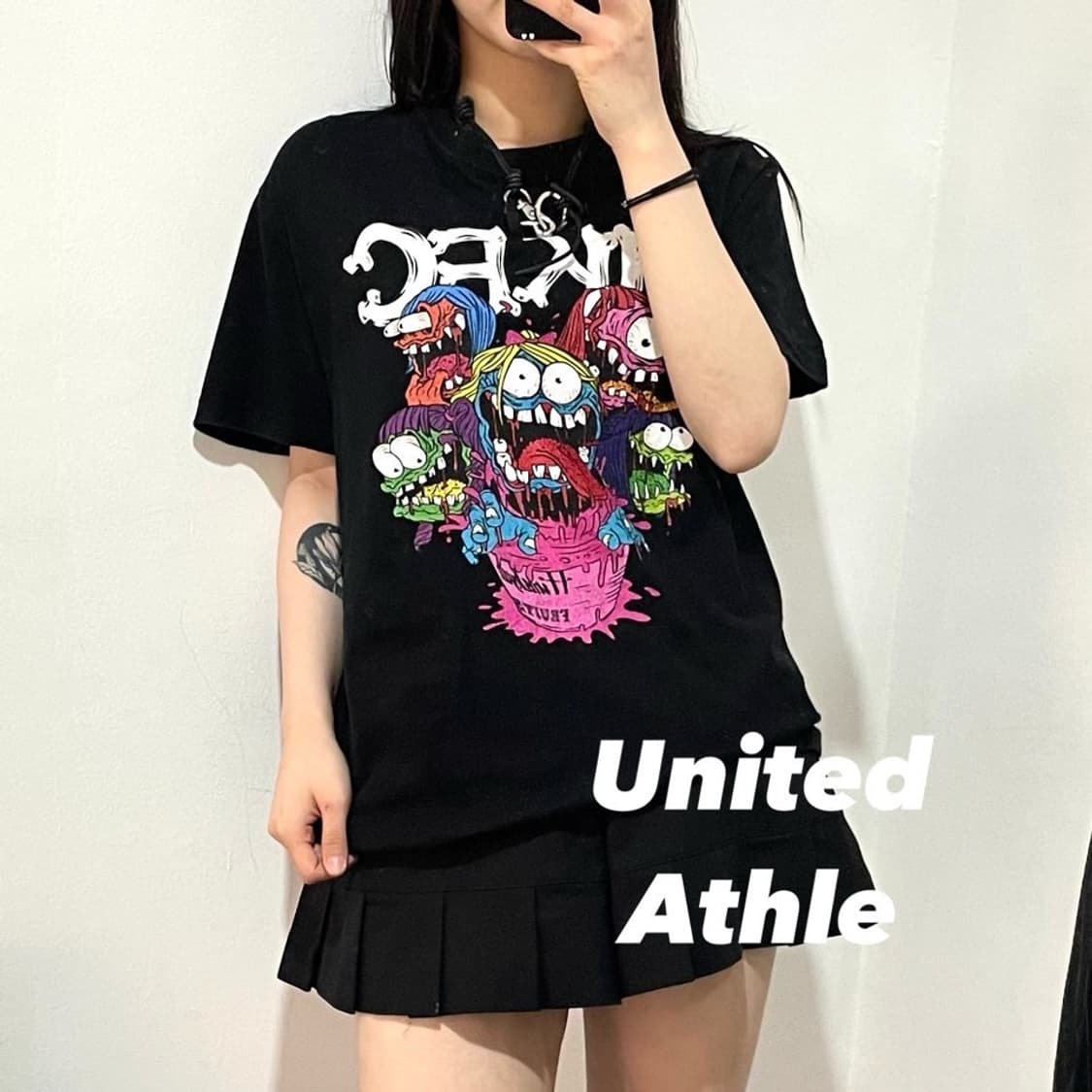 유나이티드 애슬 프린팅 반팔티 상품이미지1