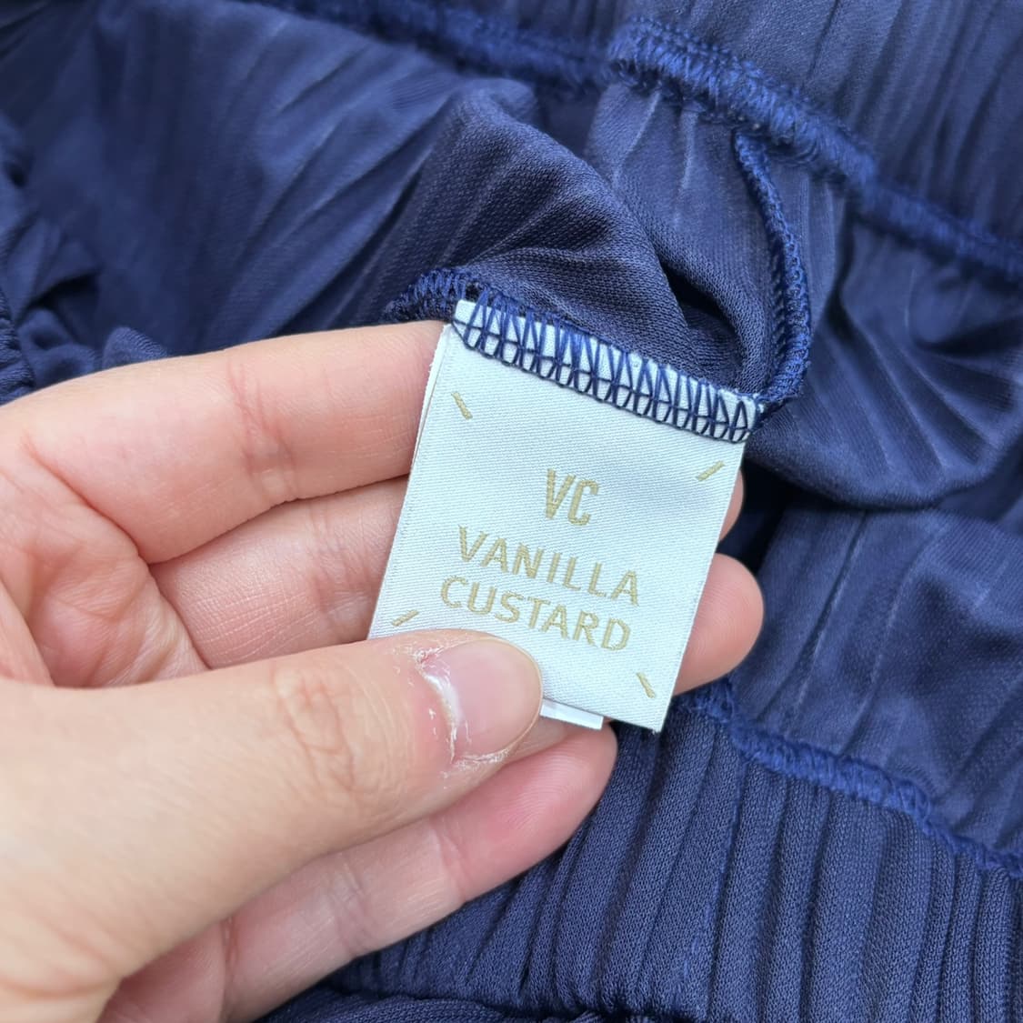 실측확인 바닐라커스터드 플리츠 세트 0408E2 상품이미지8