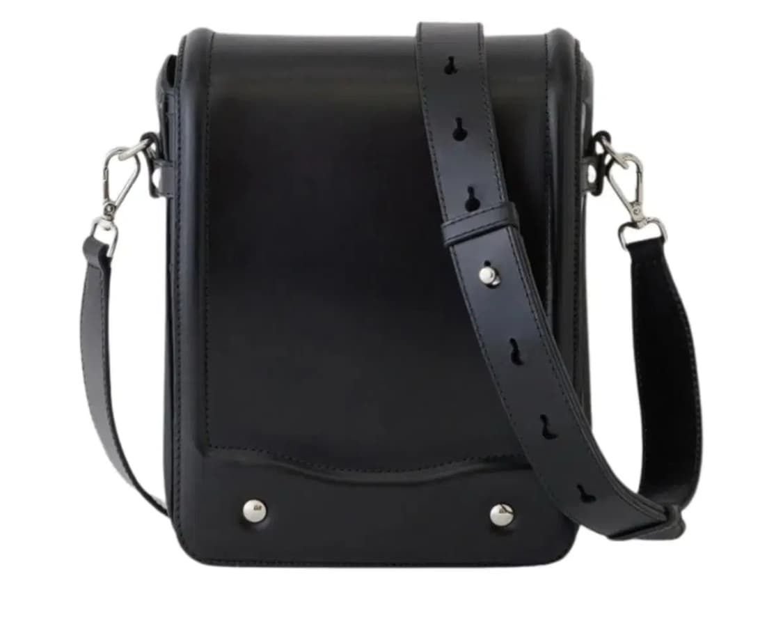 르메르 Lemaire 란셀 사첼 클래식 글로시 레더 란셀백 블랙 상품이미지1