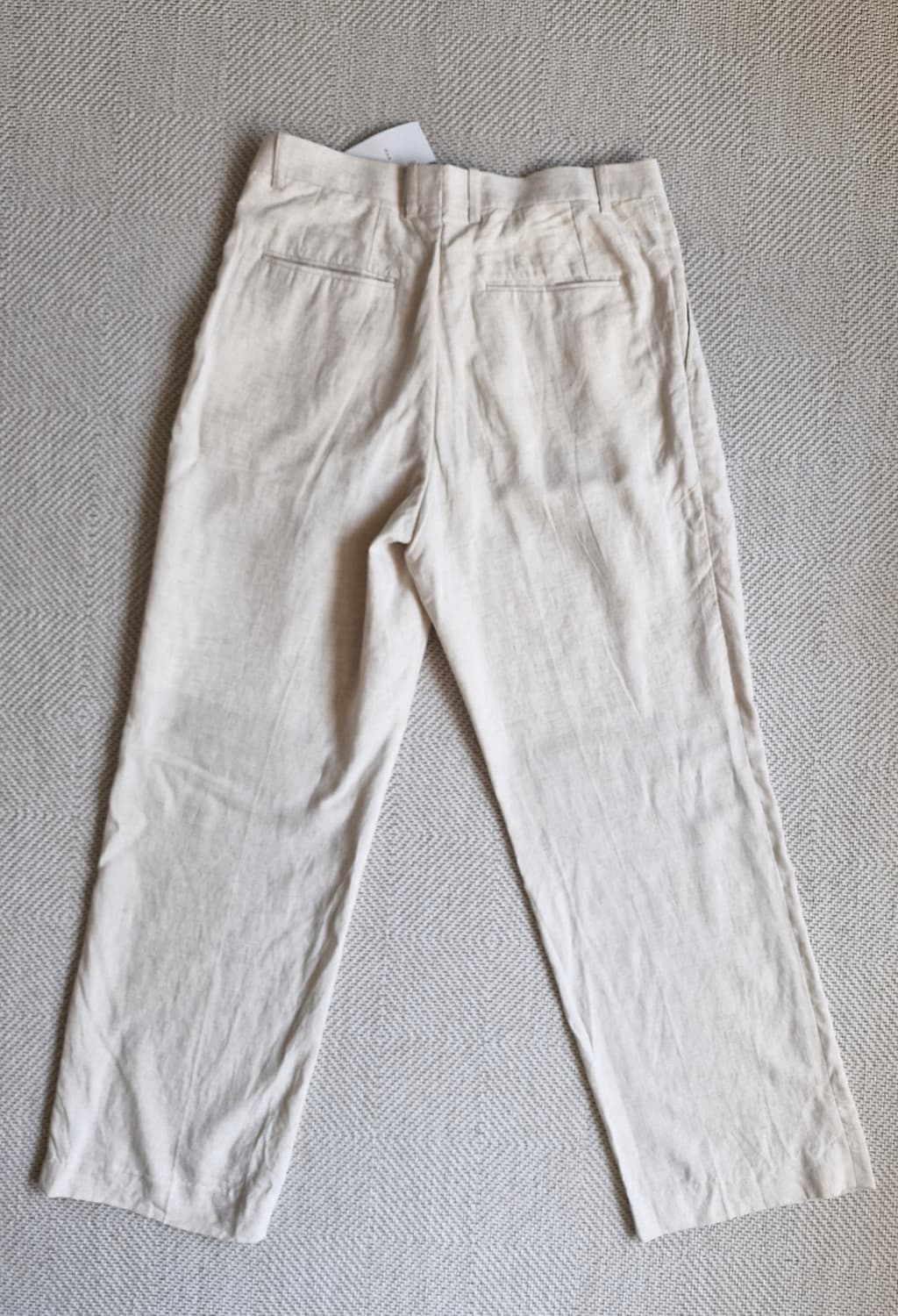 새상품 ASP 애습 텐셀 린넨 와이드 슬랙스 L  상품이미지3