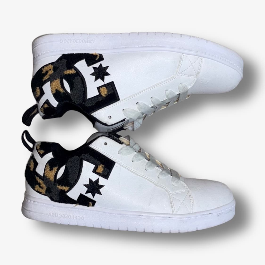 [270] DC Shoes Leopard Fur Logo Sneakers 상품이미지1