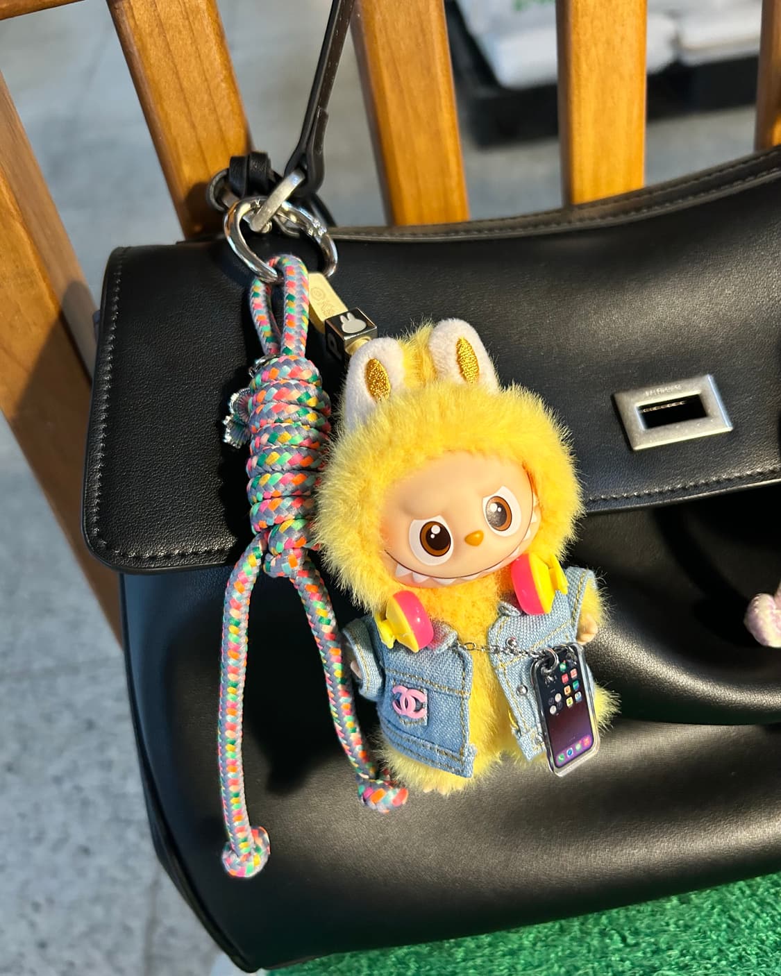 🙊미니라부부 내 마음속 비밀번호”P”커스텀키링 상품이미지5