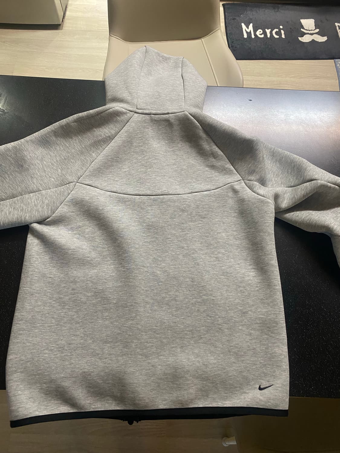 나이키 테크팩 남성 후드 집업 M사이즈-회색 상품이미지2