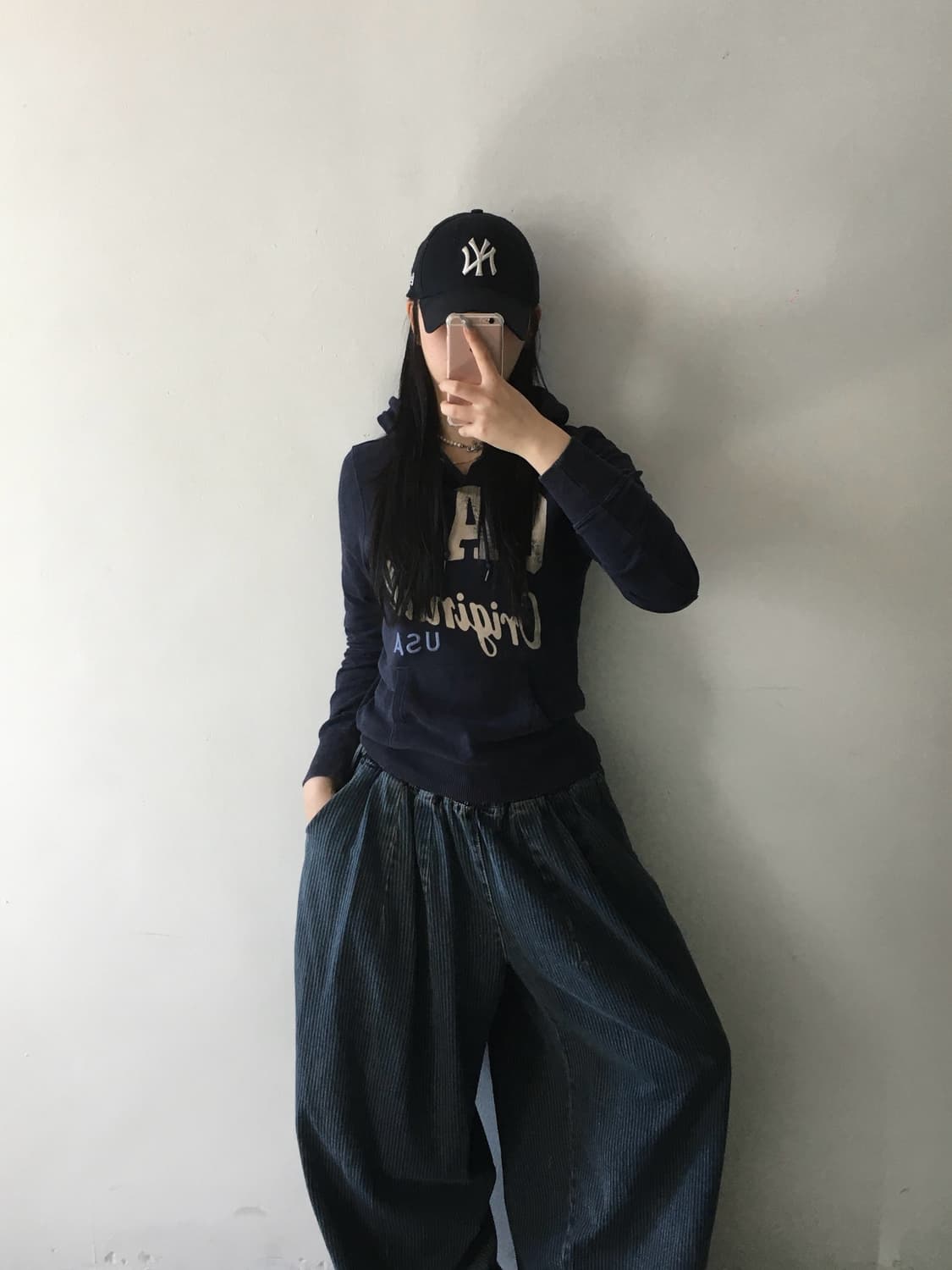 갭 프린팅로고 후드티 상품이미지1