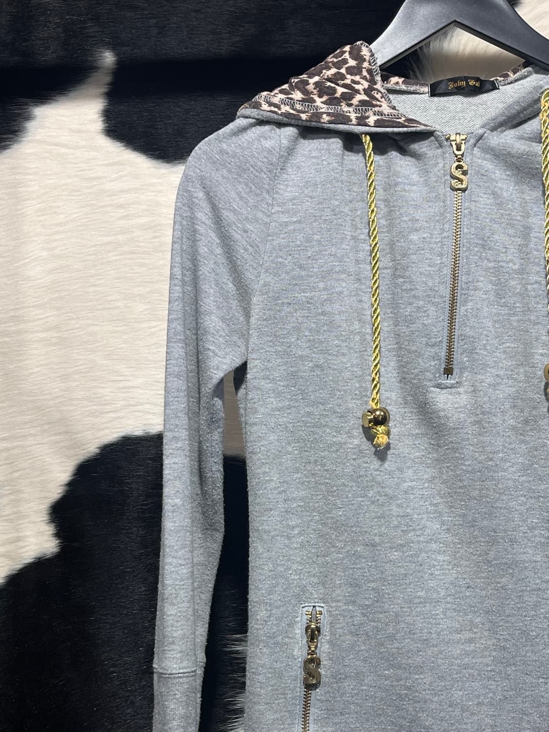 슬림핏 고양이귀 포인트 후드 원피스 상품이미지4