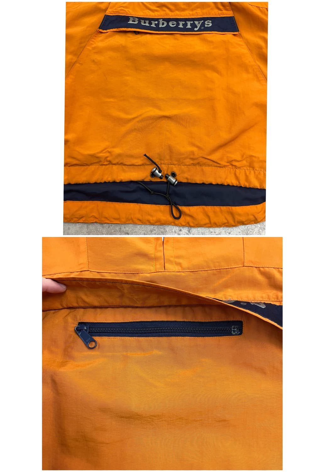 버버리 후드 아노락 자켓 오렌지 88 #csz2172 상품이미지6