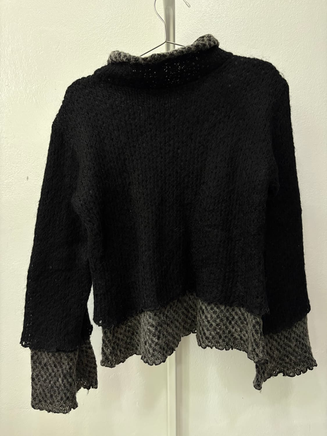 레이어드 폴라 니트 상품이미지6