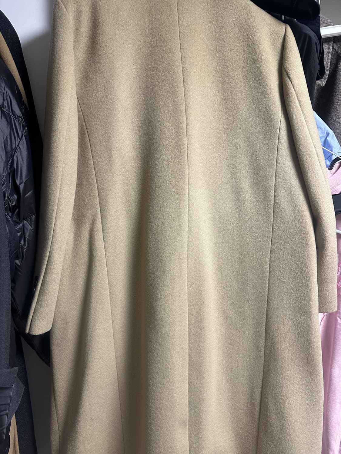 Dunst 던스트 테일러드 더블 브레스티드 울 코트 카멜 상품이미지5