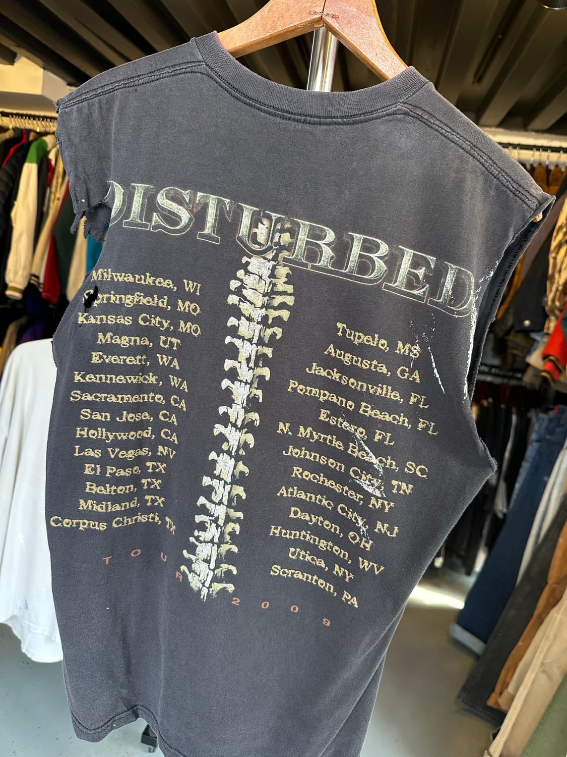 디스터브드 Disturbed 락밴드 프린팅 베스트  상품이미지7