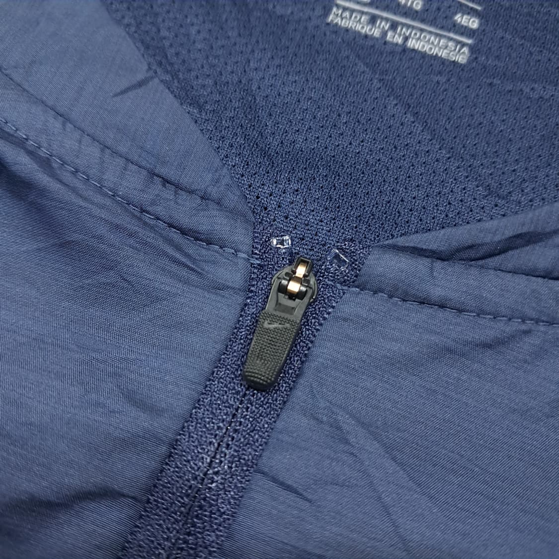 CK085 4XL 나이키 네이비 바람막이 반팔 아노락 상품이미지4