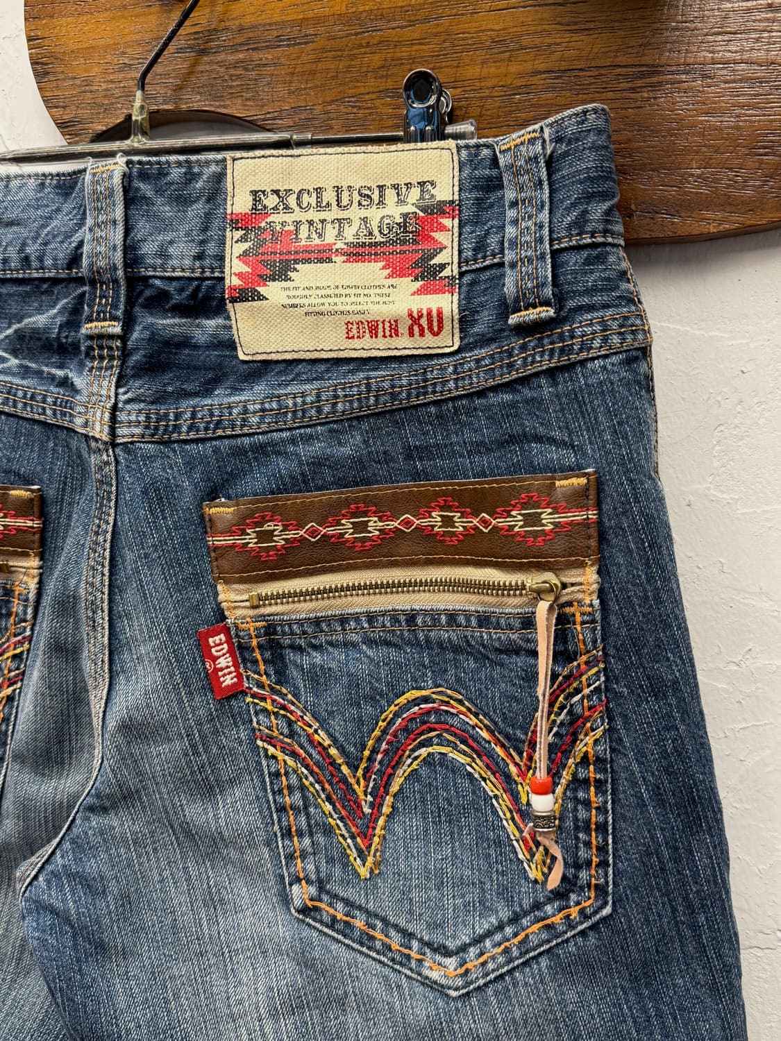 EDWIN Western Native Denim Shorts 상품이미지2