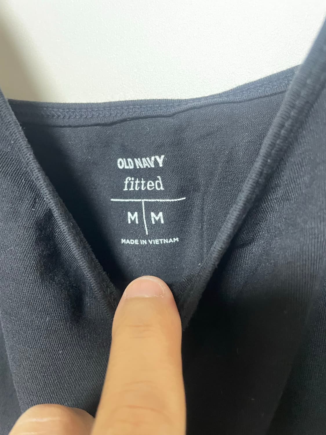 올드네이비 블랙 캡 슬리브리스 M 상품이미지2