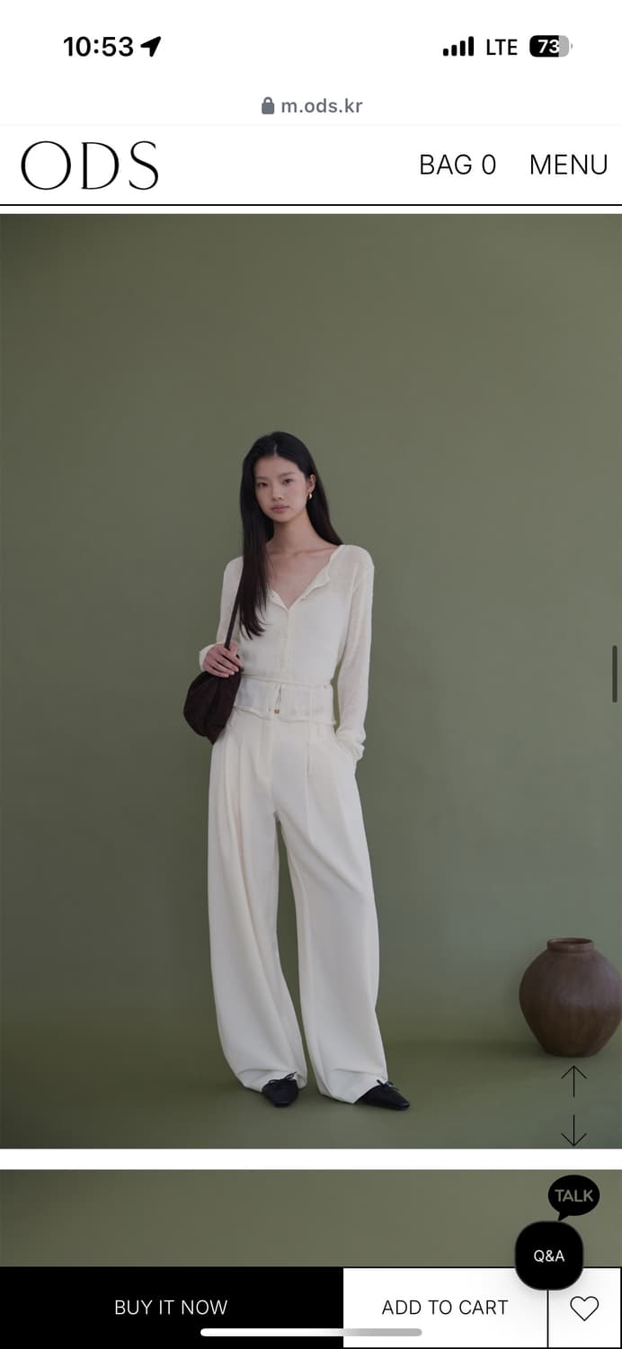 ods  MONE TIE CARDIGAN (IVORY) 상품이미지4