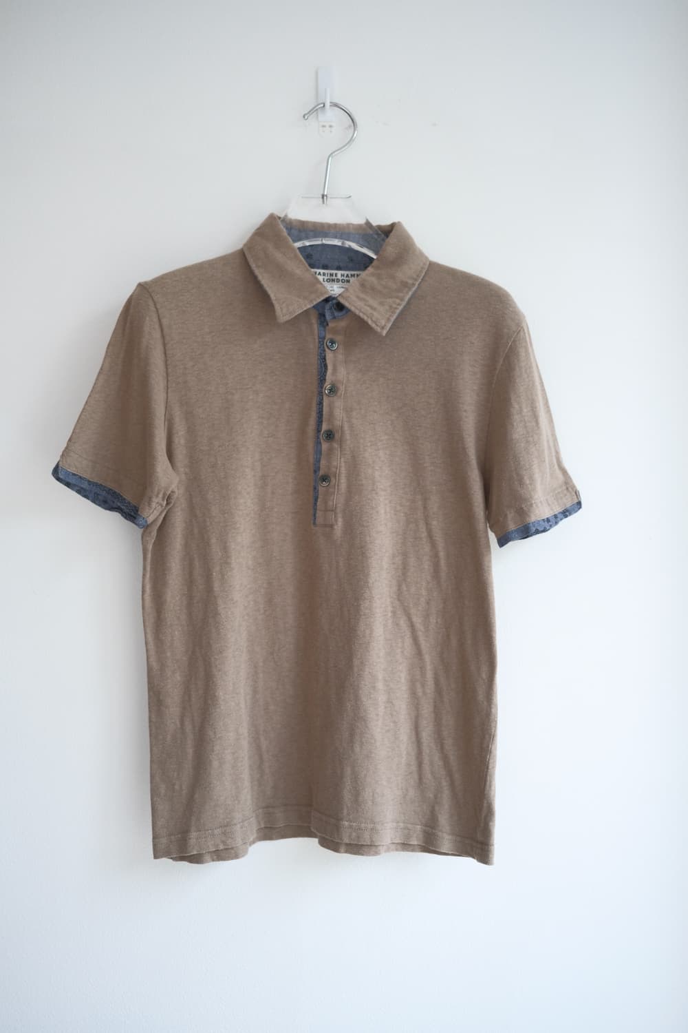 Denim layered polo shirt 상품이미지4