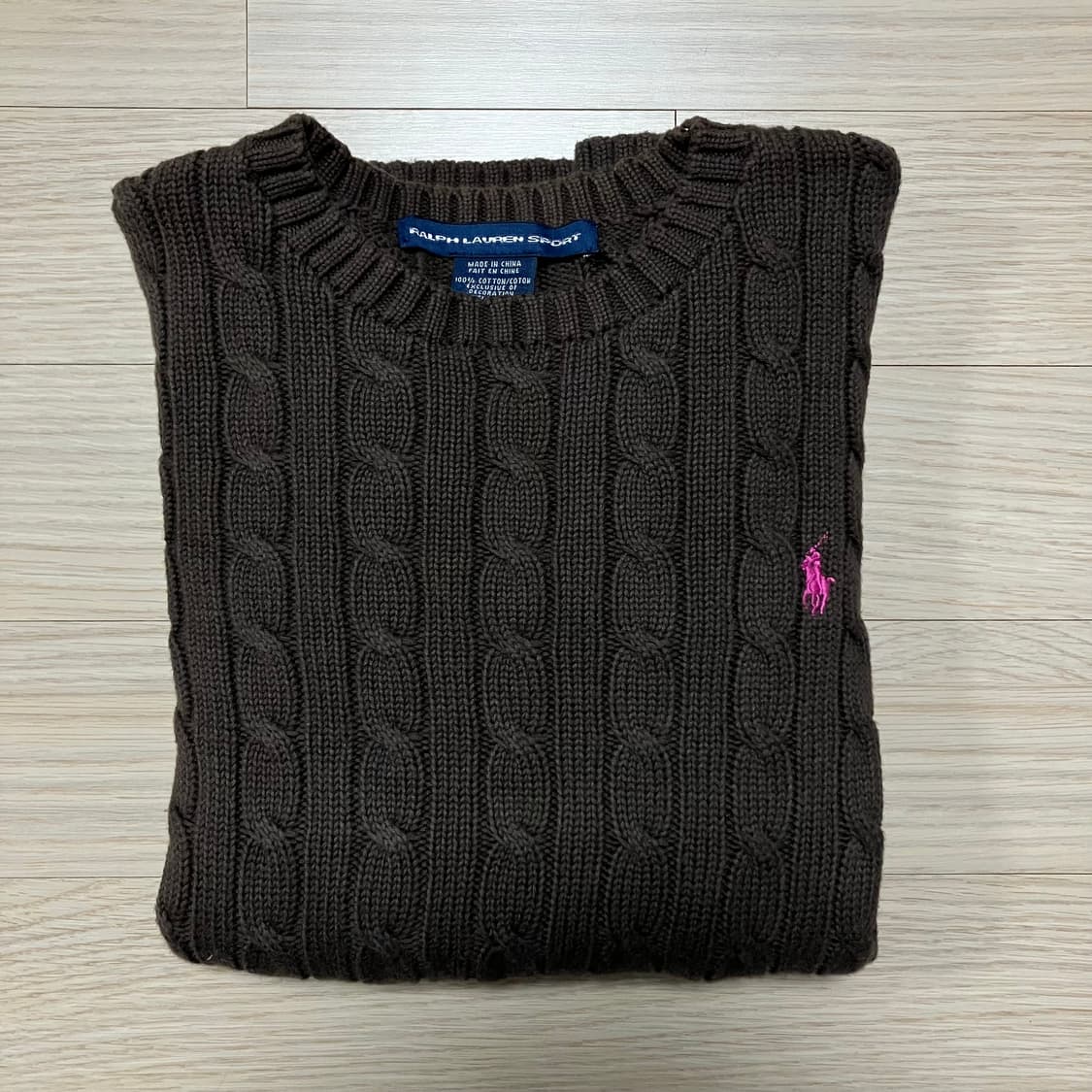폴로 랄프로렌 니트 브라운 상품이미지2