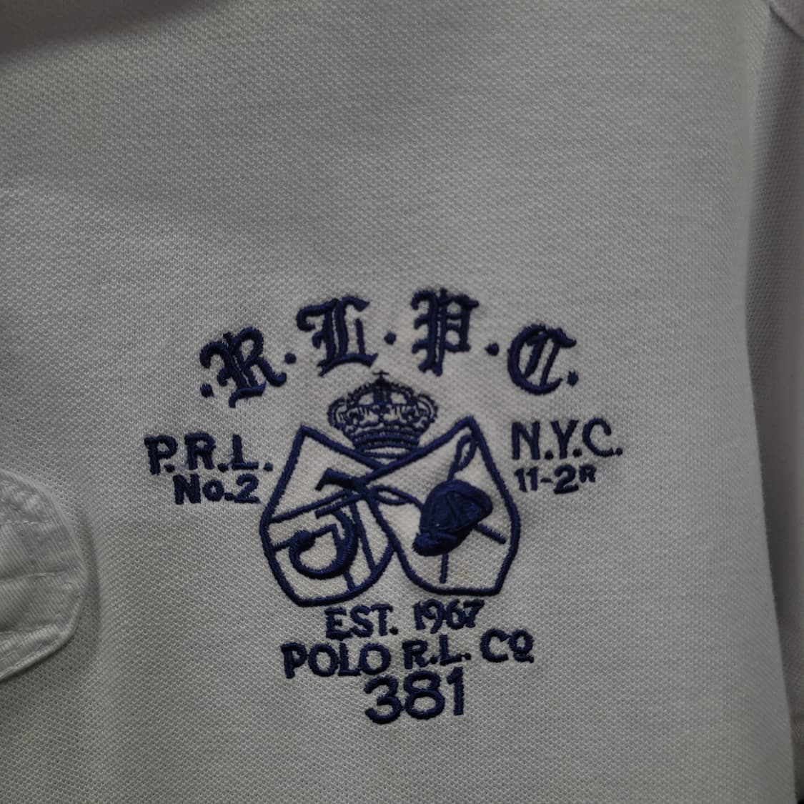 Ralph Lauren 랄프로렌 빈티지 자수로고 럭비 셔츠  상품이미지3