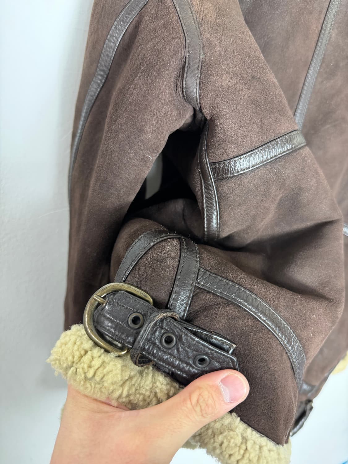 b3 무스탕 b-3 b3무스탕 b-3무스탕 가죽자켓 쉽스킨 레더자켓 상품이미지5