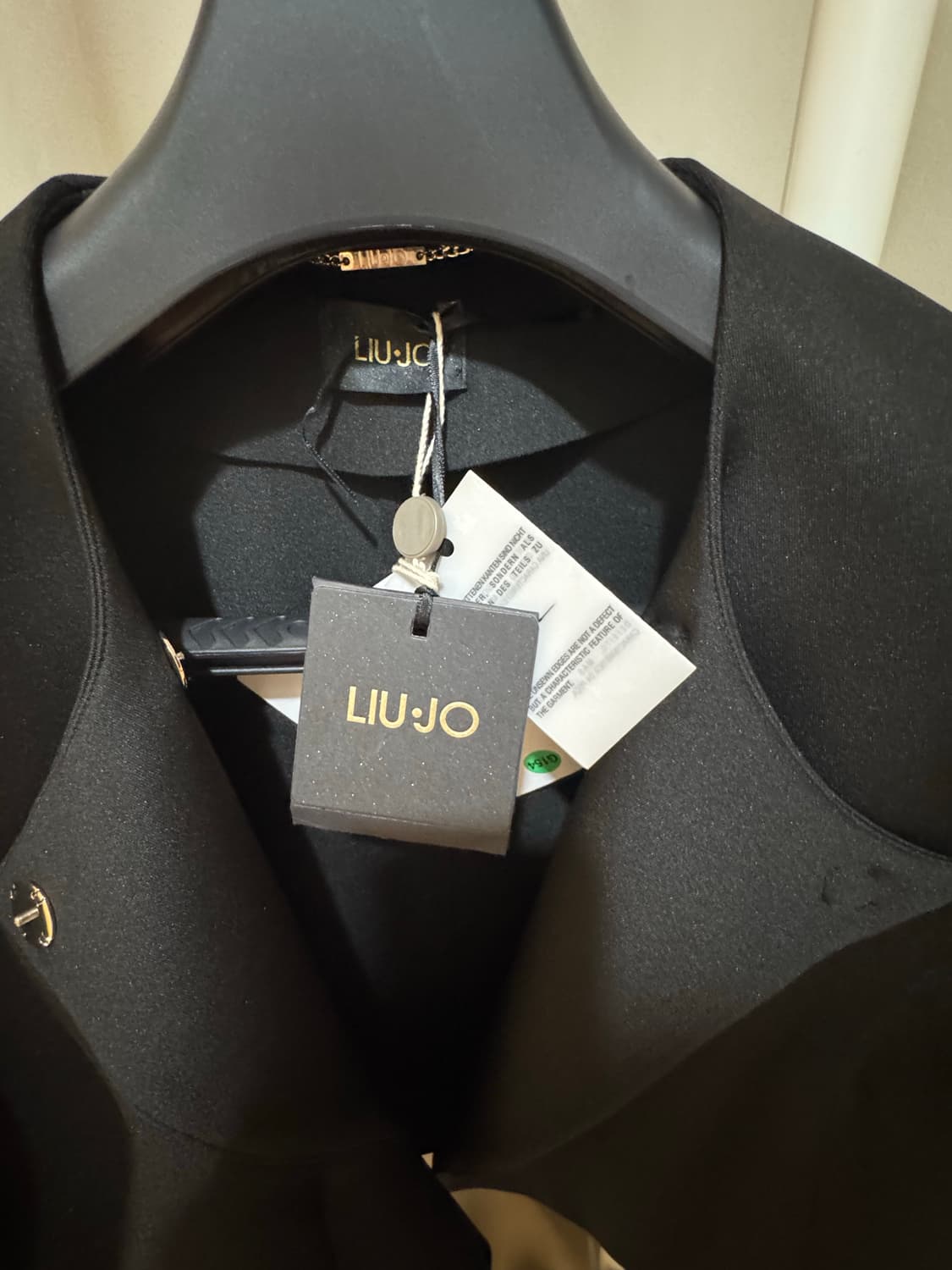 리우조 여성 블랙 숏 s/s 쟈켓  상품이미지3