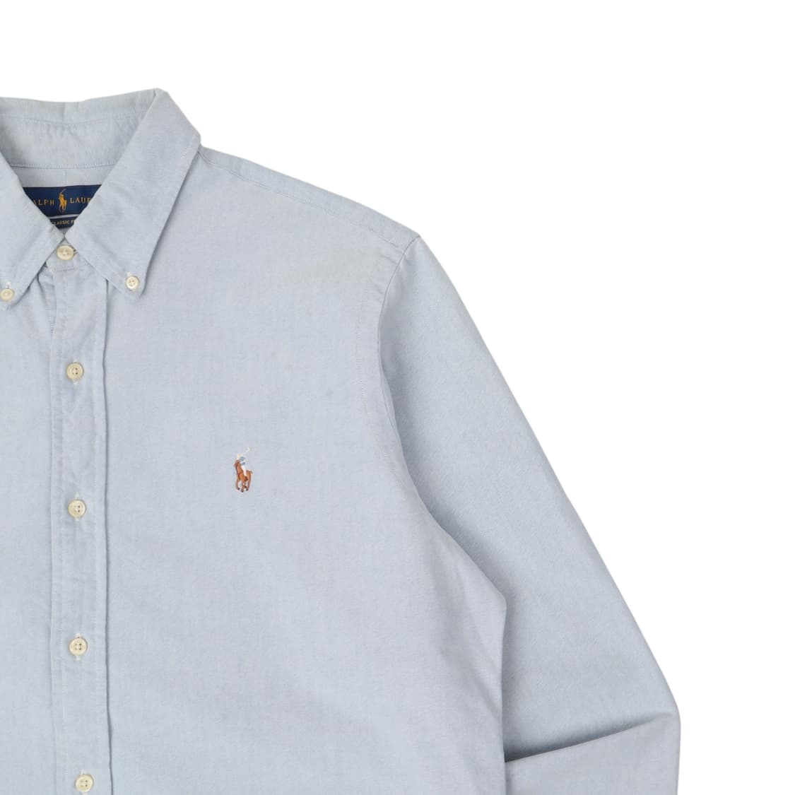 폴로 랄프로렌 옥스포드 라이트 블루 클래식핏 셔츠 상품이미지3