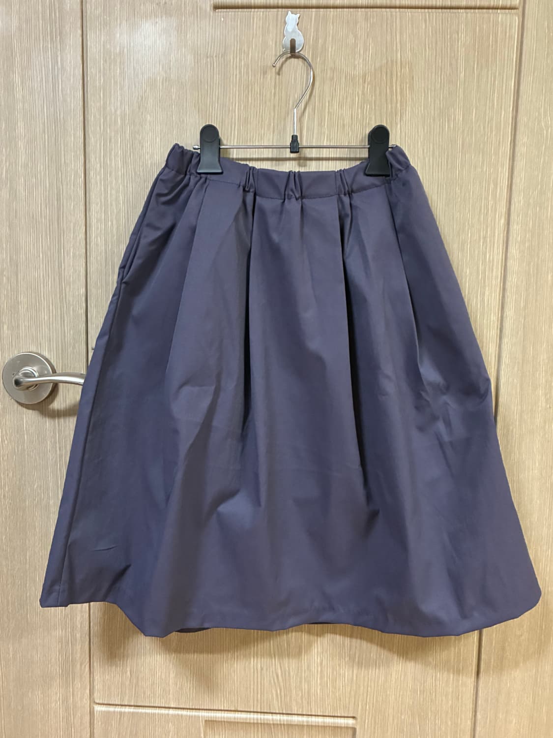 퍼플 밴딩 미디 스커트  상품이미지1