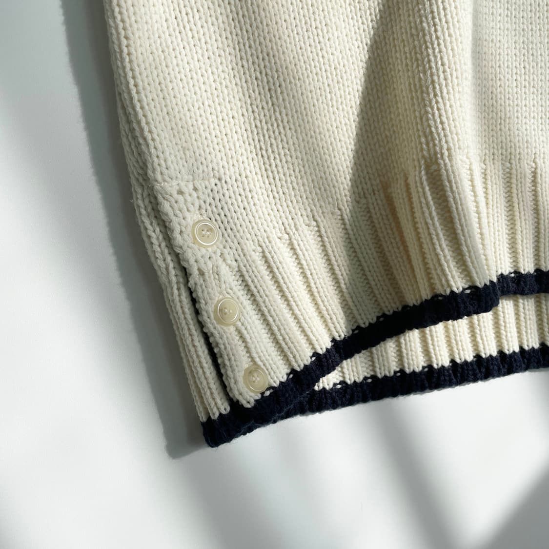 A2 로맨틱크라운 니트 베스트 아이보리 XL사이즈 상품이미지3